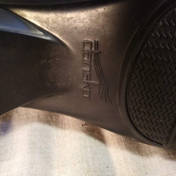 Dansko Scout Clog-Boots, Black Leather, Womens size 42 EUC, Booties - Picture 4 of 11